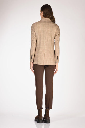 1901 Giacca Doppiopetto Marrone Donna - 5