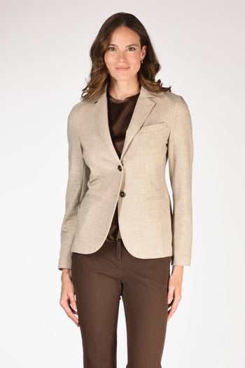 1901 Giacca Slim Fit Beige Donna - 2