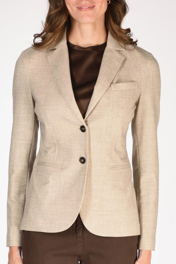 1901 Giacca Slim Fit Beige Donna - 3
