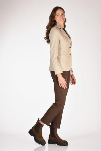 1901 Giacca Slim Fit Beige Donna - 4