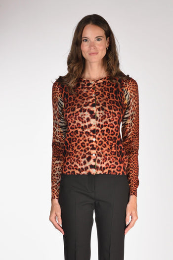 Maglia Stampata Arancio/nero Donna - 3