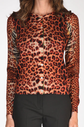 Maglia Stampata Arancio/nero Donna - 4