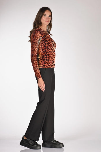 Maglia Stampata Arancio/nero Donna - 5