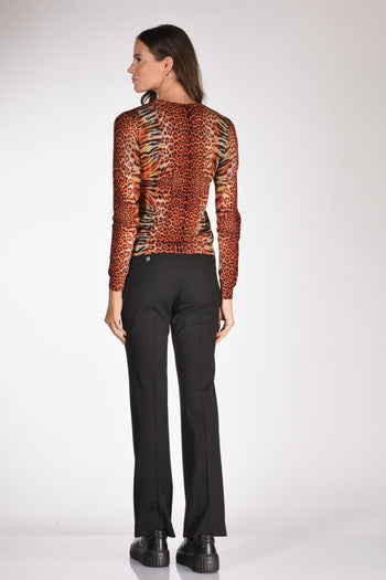 Maglia Stampata Arancio/nero Donna - 6