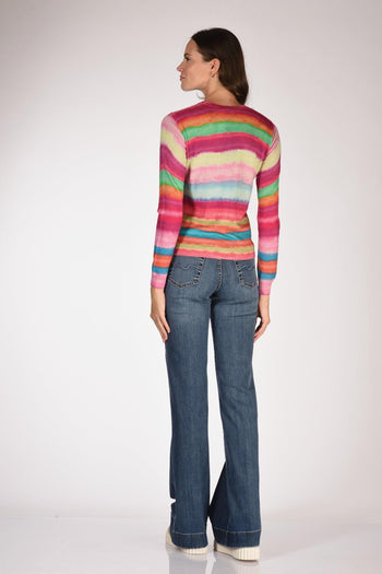 Maglia Stampata Rosa/fucsia Donna - 5