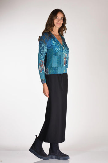 Maglia Stampata Azzurro/blu Donna - 4