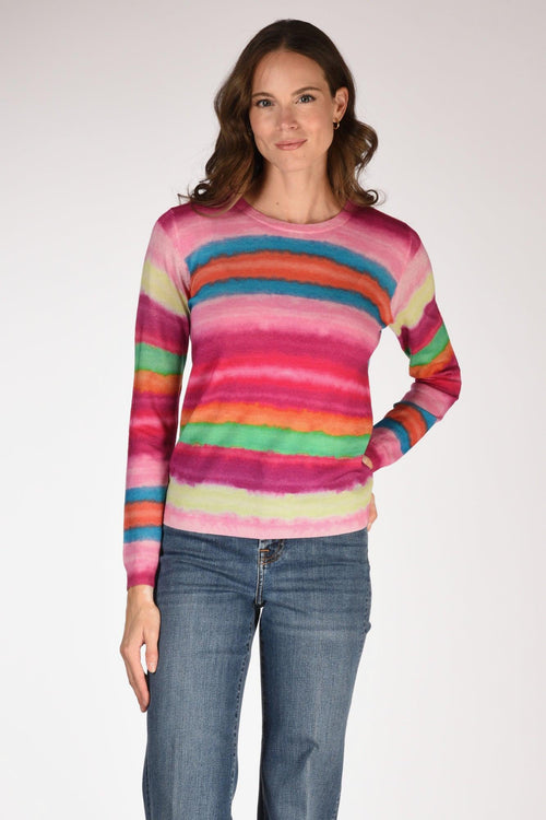 Maglia Stampata Rosa/fucsia Donna