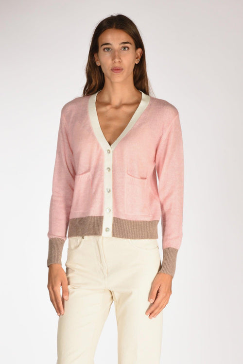 Maglia Stampata Rosa Donna