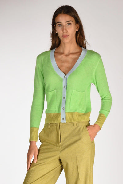 Maglia Stampata Verde Donna