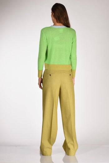 Maglia Stampata Verde Donna - 5