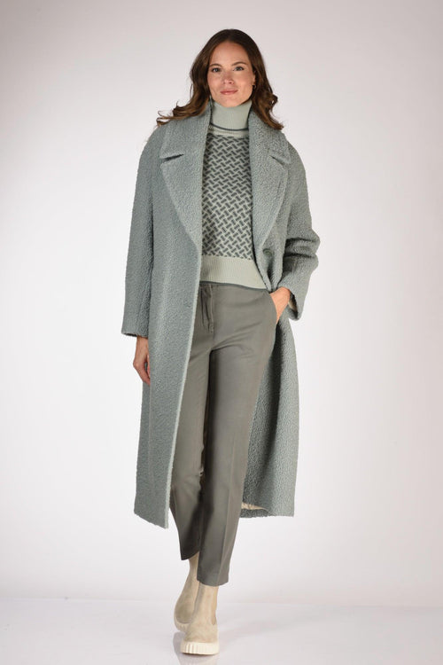 Cappotto Azzurro Donna