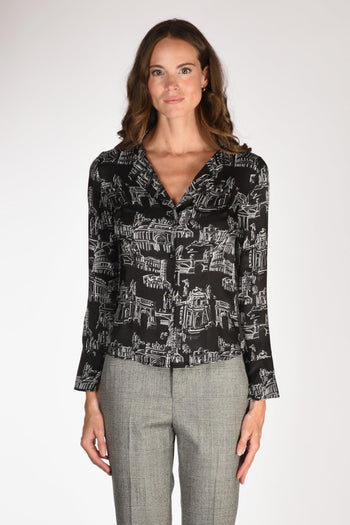 Camicia Nero/bianco Donna - 2