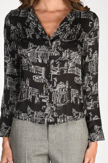 Camicia Nero/bianco Donna - 3