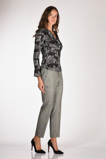 Camicia Nero/bianco Donna - 4