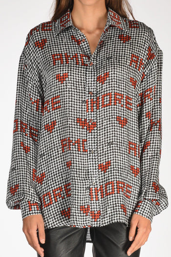 Camicia Nero/rosso Donna - 3