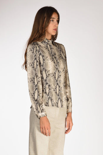 Camicia Stampata Nero/grigio Chiaro Donna - 4