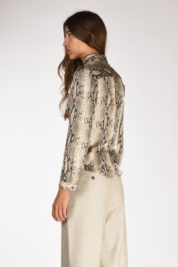 Camicia Stampata Nero/grigio Chiaro Donna - 5