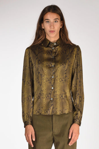 Camicia Stampata Verde/nero Donna - 2