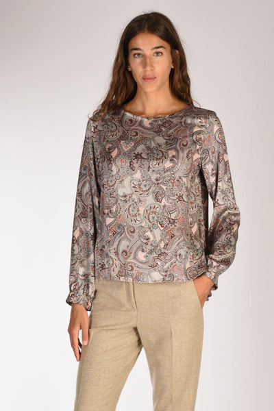 Camicia Stampata Rosa/multicolor Donna