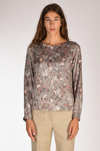 Camicia Stampata Rosa/multicolor Donna - 2