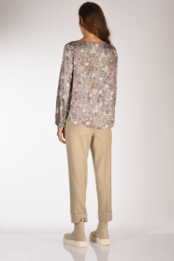 Camicia Stampata Rosa/multicolor Donna - 5