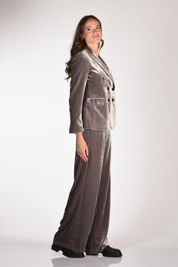 Giacca Lauren Grigio Chiaro Donna - 4