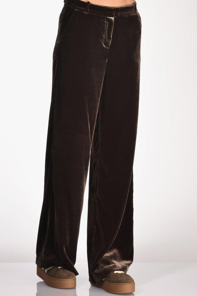 Pantalone Andrea Marrone Donna