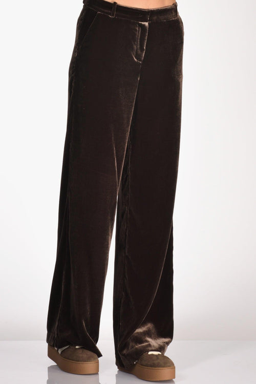 Pantalone Andrea Marrone Donna