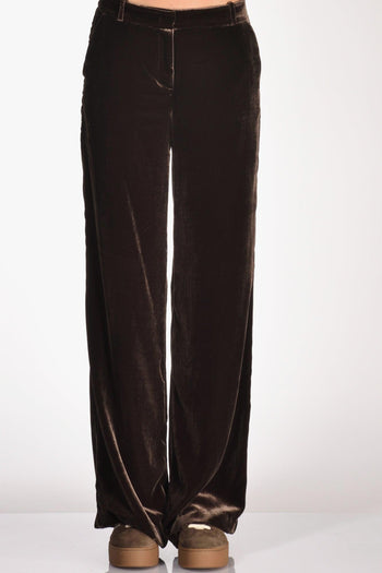 Pantalone Andrea Marrone Donna - 3