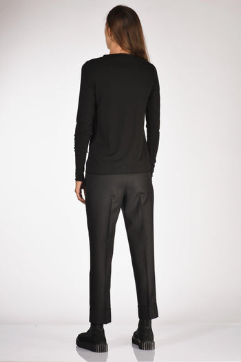 Tshirt Maglia Nero Donna - 5