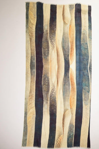 Sciarpa Stampata Marrone/multicolor Donna - 3