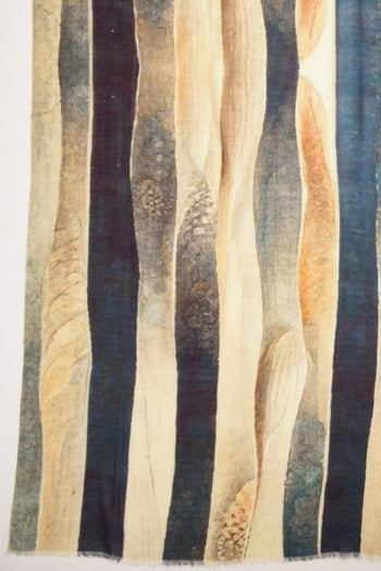 Sciarpa Stampata Marrone/multicolor Donna - 4