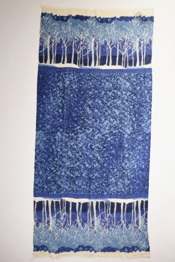 Sciarpa Stampata Azzurro/blu Donna - 3