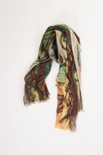 Sciarpa Stampata Verde/multicolor Donna - 2