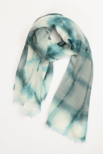 Sciarpa Stampata Azzurro/grigio Donna - 2