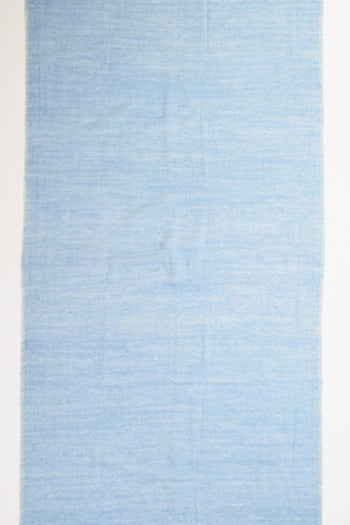 Sciarpa Stampata Blu Chiaro Donna - 4