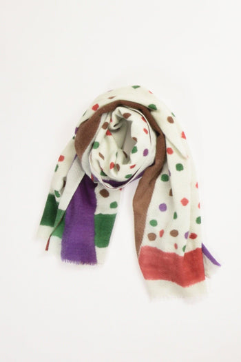 Sciarpa Stampata Bianco/multicolor Donna - 2