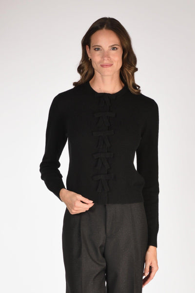 Maglia Cardigan Nero Donna