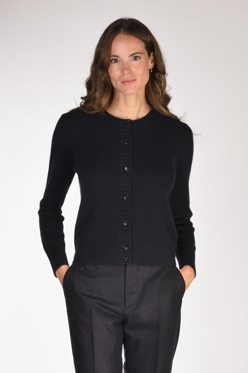 Maglia Cardigan Blu Donna