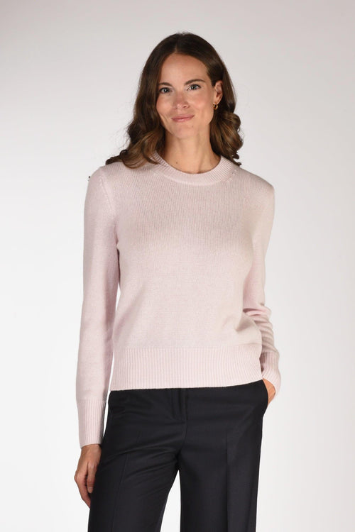 Maglia Girocollo Rosa Donna