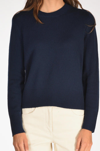 Maglia Girocollo Blu Donna - 3