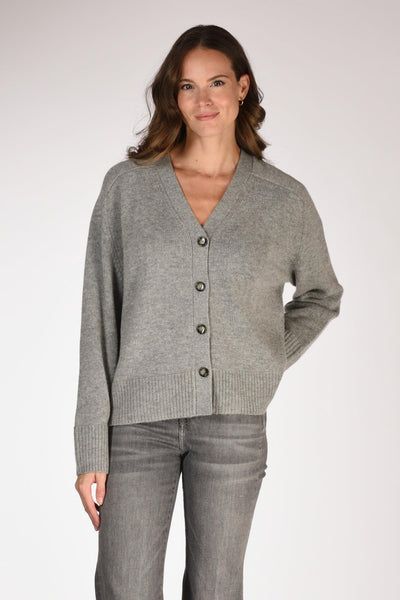 Maglia Cardigan Grigio Donna