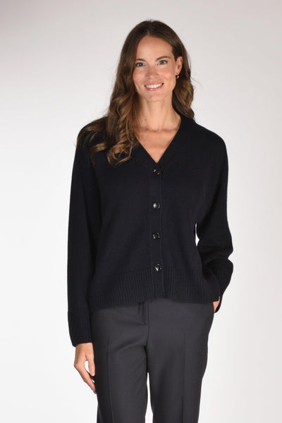 Maglia Cardigan Blu Donna
