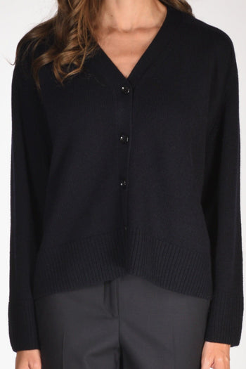 Maglia Cardigan Blu Donna - 3