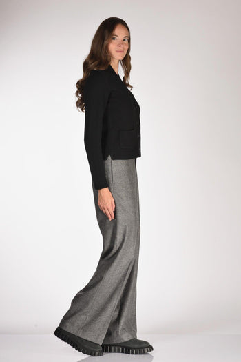 Maglia Cardigan Nero Donna - 4