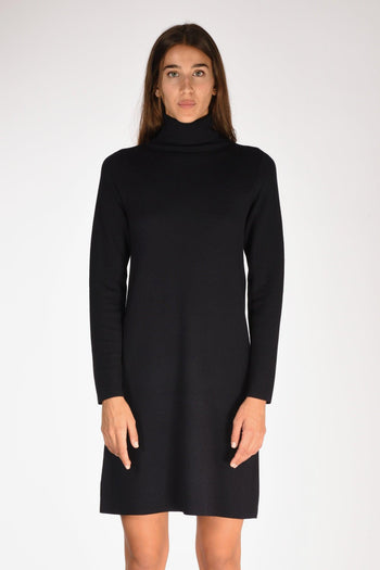 Abito In Maglia Blu Donna - 2