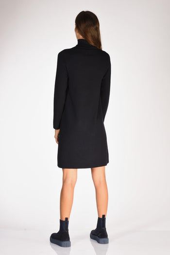 Abito In Maglia Blu Donna - 5