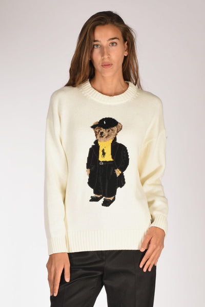 Maglia Orsetto Bianco Donna