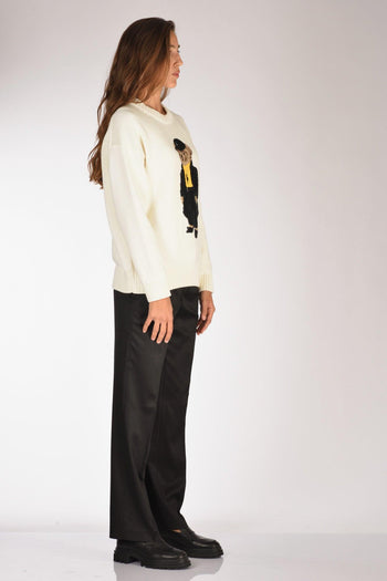 Maglia Orsetto Bianco Donna - 4