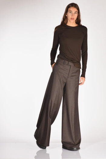Pantalone Nina Marrone Donna - 2